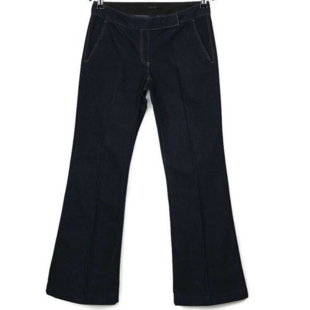 Express Trouser Flare Jeans Stretch Dark 2 X 29 - Picture 1 of 9